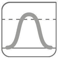 ein graues Symbol mit einem Diagramm