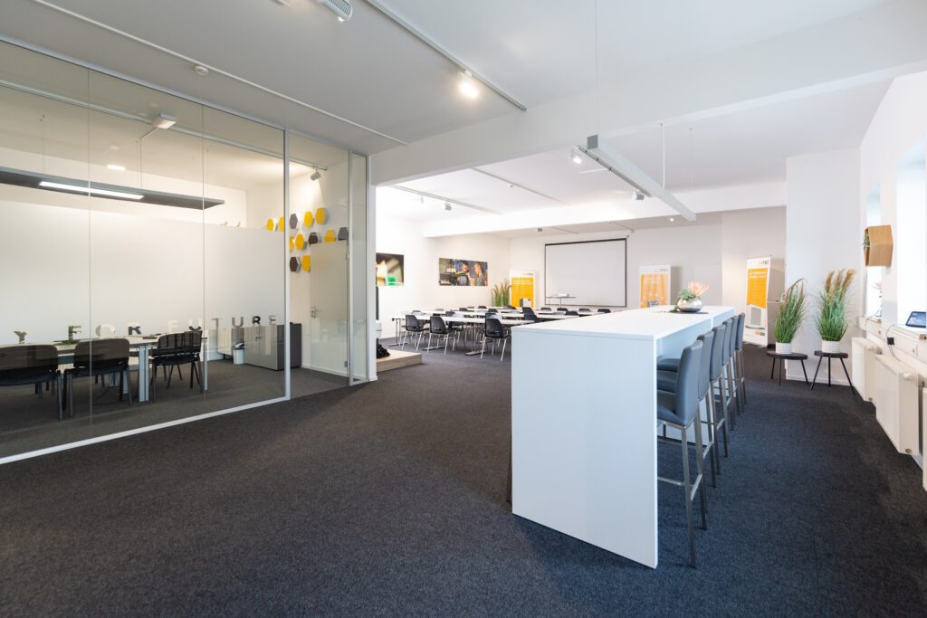 Der Showroom von M-TEC mit innovativen Produkten